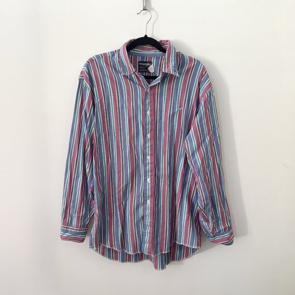 vintage 90s wrangler western button down - Picture 4 of 13